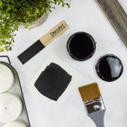 Picture of Americana Decor Satin Enamels 8oz Classic Black