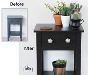 Picture of Americana Decor Satin Enamels 8oz Classic Black