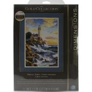 Picture of Gold Collection Rocky Point Counted Cross Stitch Kit 11"X17" 18 Count