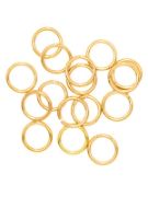 Picture of Cousin Gold Elegance Jump Rings 6mm 16/Pkg-14k Gold Plated