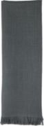 Picture of Dunroven House Fringed Edge Tea Towel 20"X28" Charcoal & Dark Grey