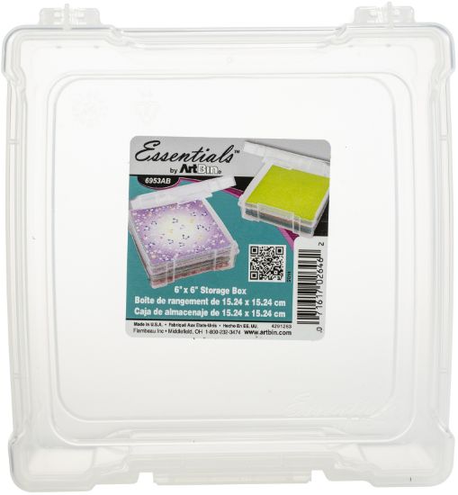 Picture of ArtBin Essentials Box 6"X6" Translucent