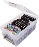 Picture of ArtBin Marker Satchel 15"X8"X6.5" Translucent