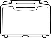 Picture of ArtBin Quick View Deep Base Carrying Case 15"X3.25"X14.375" Translucent