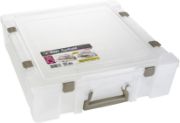 Picture of ArtBin Super Satchel Deluxe 17.25"X16.75"X5" Translucent