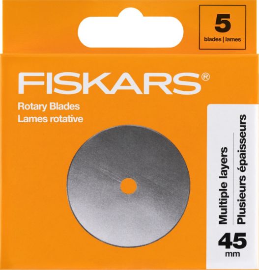 Picture of Fiskars Straight Rotary Blades 45mm 5/Pkg