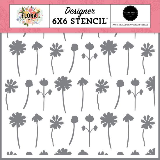 Picture of Carta Bella Stencil 6"X6"-Wildflower Stems, Flora No. 6