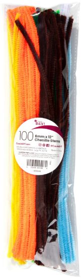 Picture of Chenille Stems 6mmx12" 100/Pkg Multi