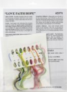 Picture of Design Works Counted Cross Stitch Kit 8"X10" Love & Faith (14 Count)