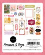 Picture of Carta Bella Cardstock Ephemera 33/Pkg-Frames & Tags, Flora No. 6
