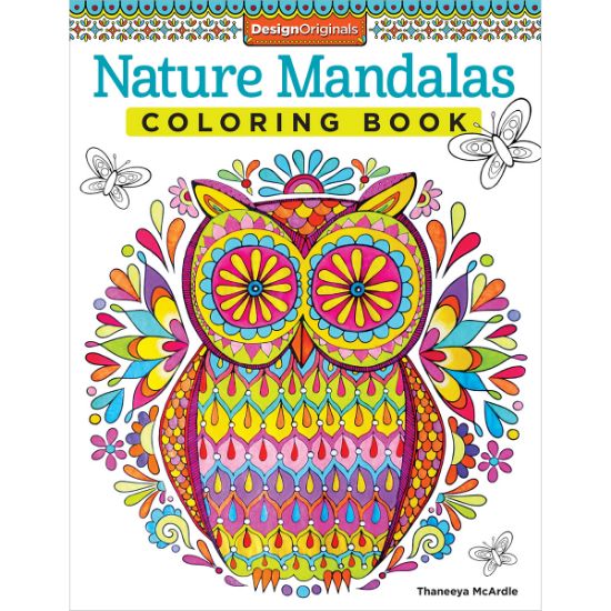 Picture of Design Originals Nature Mandalas Coloring Book