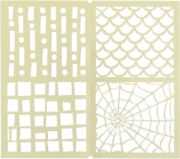 Picture of Dyan Reaveley's Dylusions Dyalog Stencil Stencil It Too