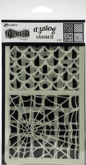 Picture of Dyan Reaveley's Dylusions Dyalog Stencil Stencil It Too