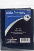 Picture of Design Works Gold Quality Aida 14 Count 15"X18" Navy