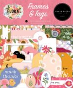 Picture of Carta Bella Cardstock Ephemera 33/Pkg-Frames & Tags, Flora No. 6