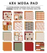 Picture of Carta Bella Double-Sided Mega Paper Pad 6"X6" 48/Pkg-Welcome Fall