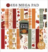 Picture of Carta Bella Double-Sided Mega Paper Pad 6"X6" 48/Pkg-Welcome Fall
