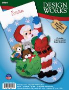 Picture of Design Works Felt Stocking Applique Kit 18" Long-Santa's Toy Bag