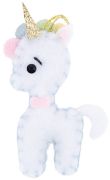 Picture of Fabric Editions Needle Creations Felt Ornament Kit  Unicorn