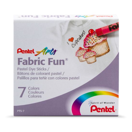 Picture of Fabric Fun Pastel Dye Sticks 7/Pkg Assorted Colors