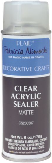 Picture of Clear Acrylic Sealer Aerosol Spray 6oz Matte