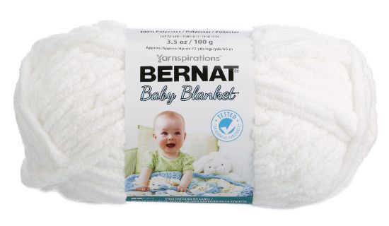 Picture of Baby Blanket Yarn White