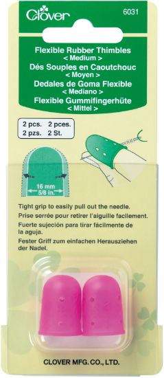 Picture of Clover Flexible Rubber Thimble Medium