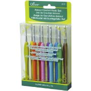Picture of Amour Crochet Hooks 10/Pkg Sizes B To J