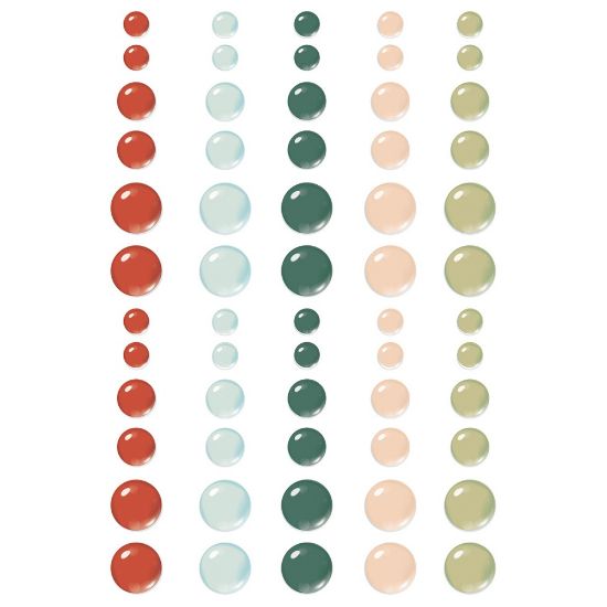 Picture of Baking Spirits Bright Enamel Dots Embellishments 60/Pkg-