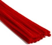 Picture of Chenille Stems 6mmx12" 25/Pkg Red