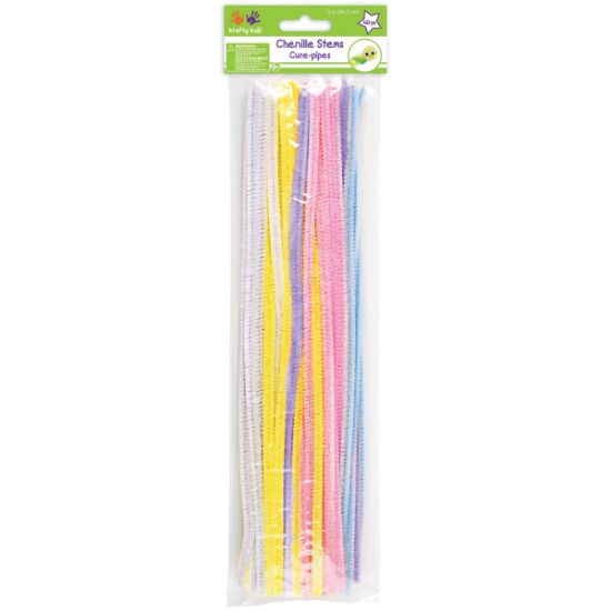 Picture of Chenille Stems 6mmX12" 40/Pkg Pastel Mix