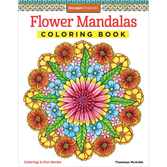 Picture of Design Originals Flower Mandalas Coloring Book