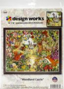 Picture of Design Works Counted Cross Stitch Kit 14"X18" Castle In The Clearing (14 Count)