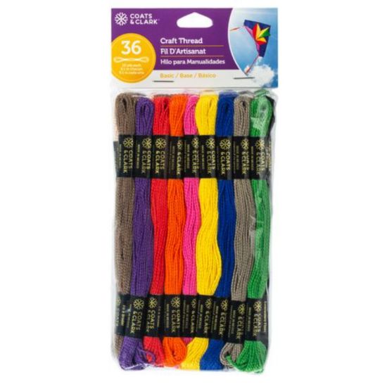 Picture of Coats & Clark Craft Thread Value Pack 36/Pkg-Basic