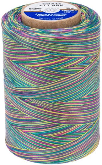 Picture of Coats Cotton Machine Quilting Multicolor Thread 1200yd Jewels