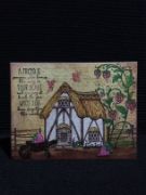 Picture of Fairy Hugs Clear Stamps-Wooden Fence