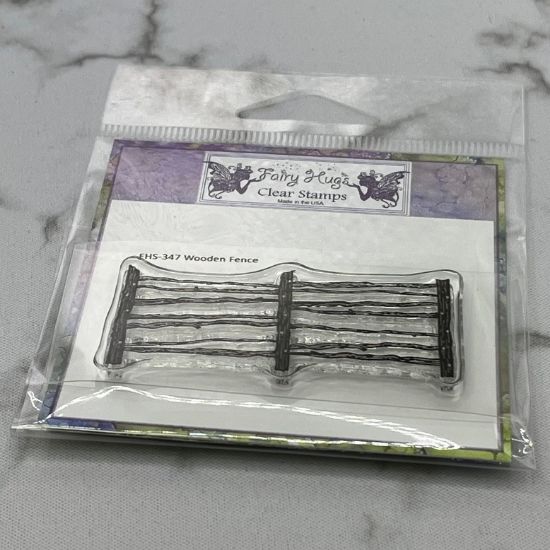 Picture of Fairy Hugs Clear Stamps-Wooden Fence