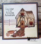 Picture of Fairy Hugs Clear Stamps-Wooden Fence