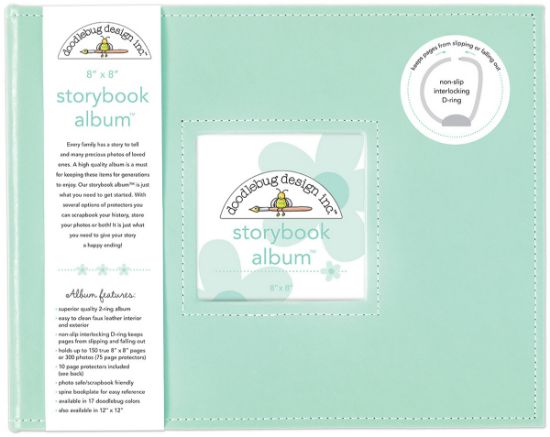 Picture of Doodlebug Storybook Album 8"X8" Mint