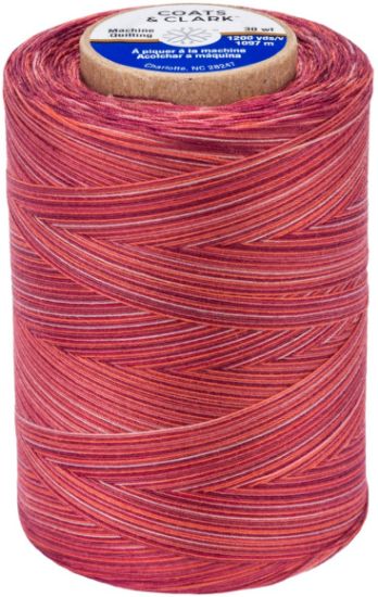 Picture of Coats Cotton Machine Quilting Multicolor Thread 1200yd Bowl Of Cherries
