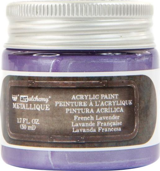 Picture of Finnabair Art Alchemy Metallique Acrylic Paint 1.7oz French Lavender