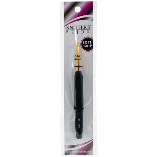 Picture of Aluminum Gold Crochet Hook Size G/4mm