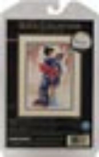 Picture of Gold Petite Elegant Geisha Counted Cross Stitch Kit 5"X7" 18 Count