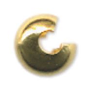 Picture of Gold-Plated Crimp Covers 4mm 20/Pkg