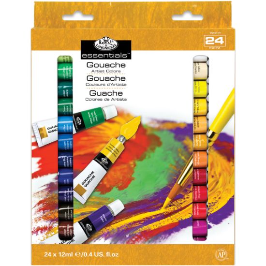 Picture of Gouache Acrylic Paints 12ml 24/Pkg Assorted Colors