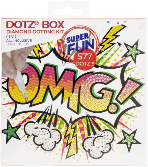 Picture of Diamond Dotz Diamond Embroidery Facet Art Box Kit 6"X6" OMG!