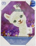 Picture of Diamond Dotz Diamond Embroidery Facet Art Kit 12.6"X16.5" Lulu Llama W/Frame
