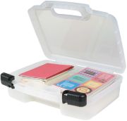 Picture of ArtBin Quick View Deep Base Carrying Case 12"X3.25"X9.875" Translucent