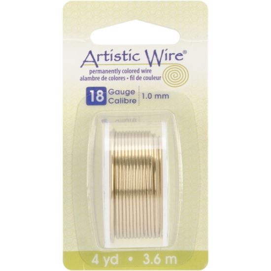 Picture of Artistic Wire Brass - 18 Gauge, 4yd