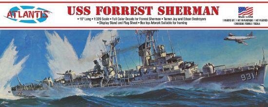 Picture of Atlantis Plastic Model Kit-USS Forrest Sherman Destroyer